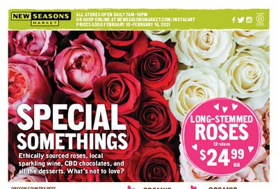 New Seasons Market (OR) Valentine's Day Sale Weekly Ad Flyer February 10 to February 16, 2021