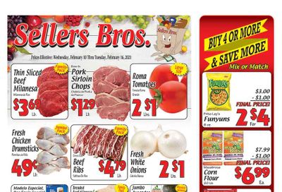 Sellers Bros Weekly Ad Flyer February 10 to February 16, 2021