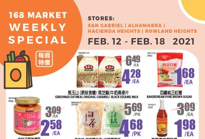 168 Market (CA) Weekly Ad Flyer February 12 to February 18, 2021