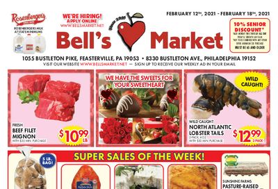 Bell's Market Weekly Ad Flyer February 12 to February 18, 2021