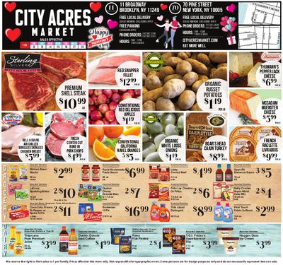 City Acres Market Valentine's Day Sale Weekly Ad Flyer February 12 to February 18, 2021
