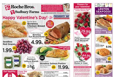 Roche Bros Valentine's Day Sale Weekly Ad Flyer February 12 to February 18, 2021 Roche Bros Valentine's Day Sale Weekly Ad Flyer February 12 to February 18, 2021