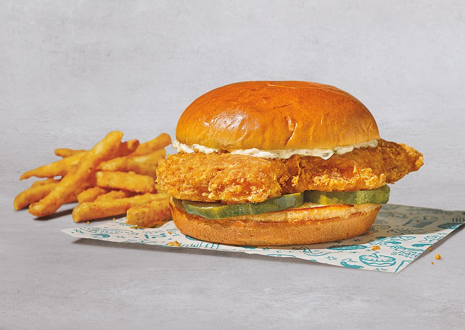 The New Cajun Flounder Sandwich Makes a Splash at Popeyes Chicken