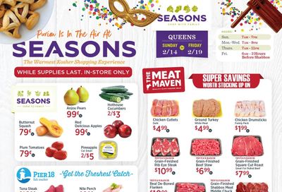 Seasons Purim Sale Weekly Ad Flyer February 14 to February 20, 2021