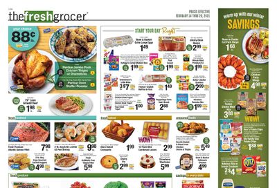 The Fresh Grocer Weekly Ad Flyer February 14 to February 20, 2021