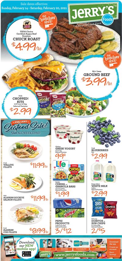 Jerry's Foods Weekly Ad Flyer February 14 to February 20, 2021