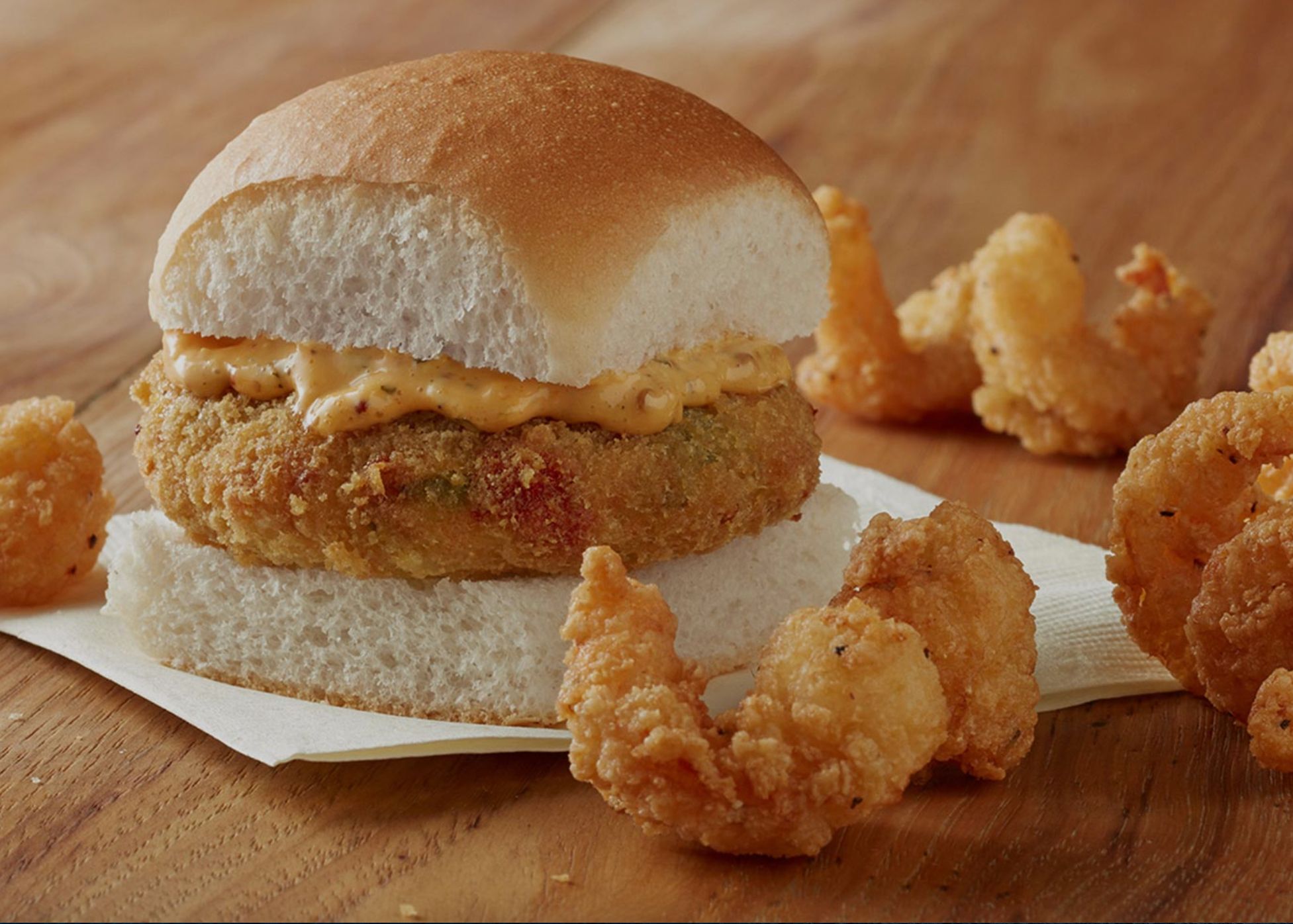 Shrimp Nibblers, the Panko Breaded Fish Slider, Seafood Crab Cake