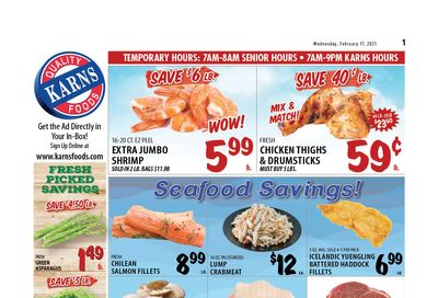Karns Quality Foods Weekly Ad Flyer February 16 to February 22, 2021