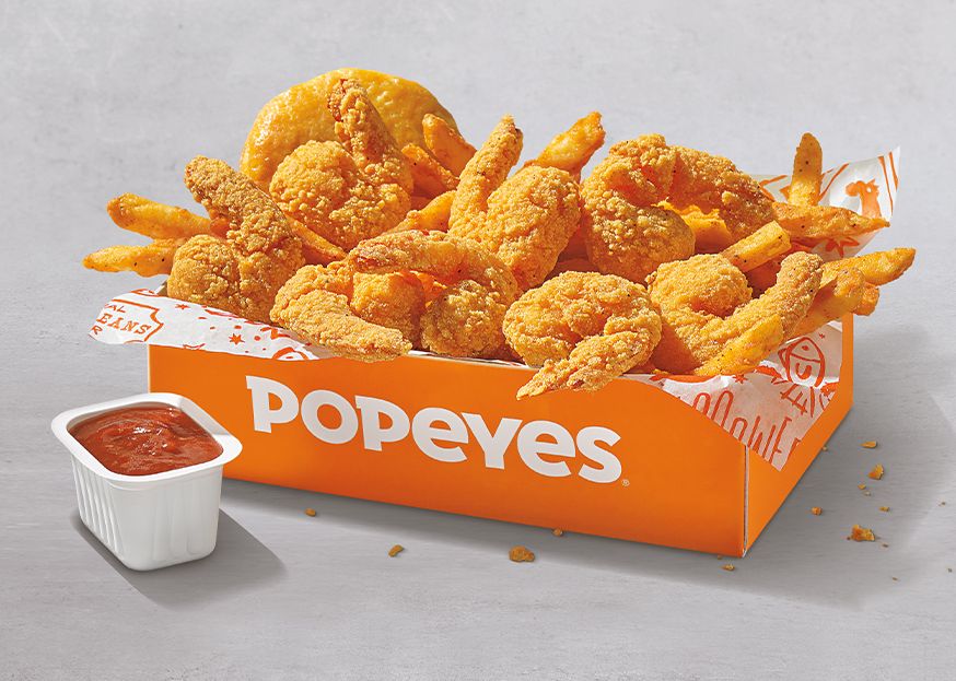 New Cajun Crispy Shrimp and Cajun Crispy Shrimp Surf & Turf Now Available at Popeyes Chicken for a Limited Time