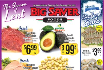 Big Saver Foods Weekly Ad Flyer February 17 to February 23, 2021
