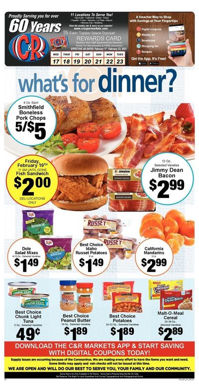 C&R Market Weekly Ad Flyer February 17 to February 23, 2021