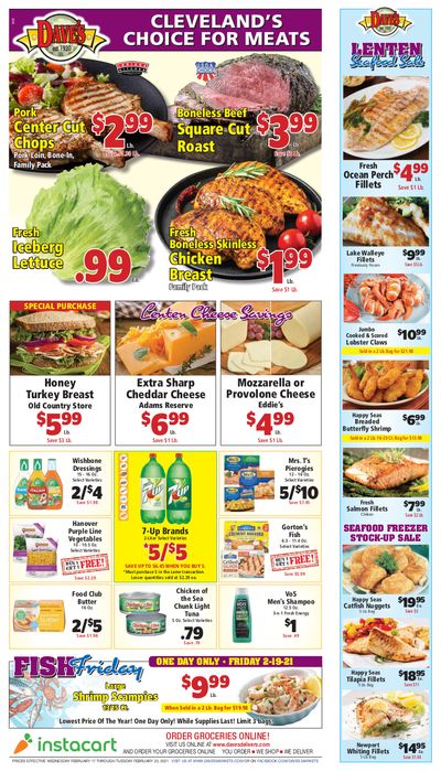 Dave's Markets Weekly Ad Flyer February 17 to February 23, 2021