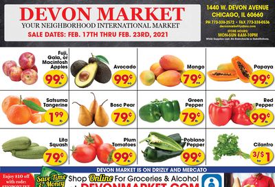 Devon Market Weekly Ad Flyer February 17 to February 23, 2021