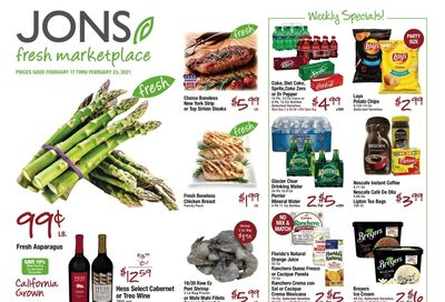 JONS Fresh Marketplace Weekly Ad Flyer February 17 to February 23, 2021