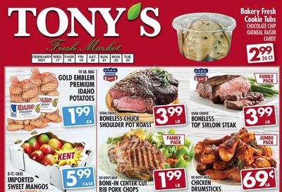 Tony's Fresh Market Weekly Ad Flyer February 17 to February 23, 2021