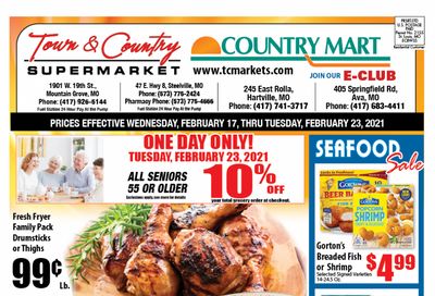 Town & Country Supermarket Weekly Ad Flyer February 17 to February 23, 2021