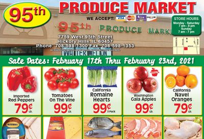 95th Produce Market Weekly Ad Flyer February 17 to February 23, 2021