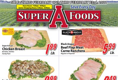 Super A Foods Weekly Ad Flyer February 17 to February 23, 2021