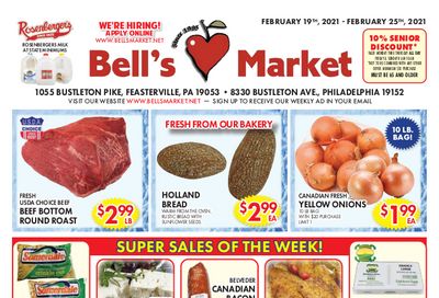 Bell's Market Weekly Ad Flyer February 19 to February 25, 2021