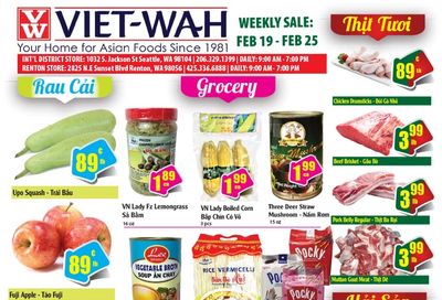 Viet-Wah Weekly Ad Flyer February 19 to February 25, 2021