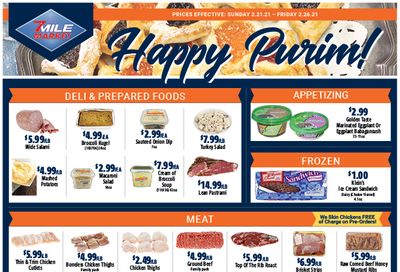 7 Mile Market Purim Special Weekly Ad Flyer February 21 to February 26, 2021