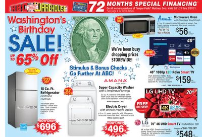 ABC Warehouse Weekly Ad Flyer February 21 to February 27, 2021