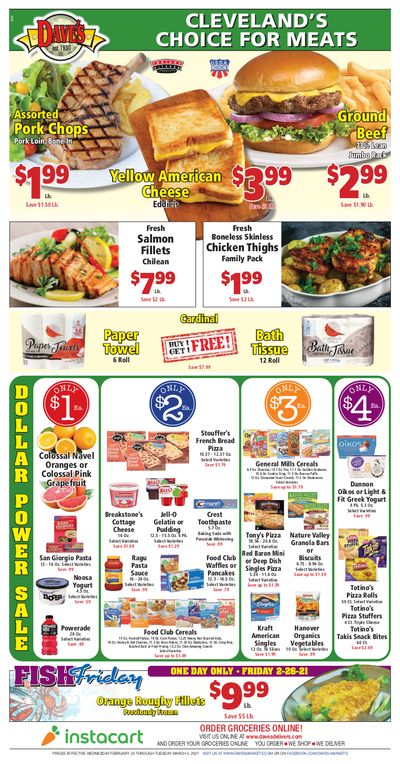 Dave's Markets Weekly Ad Flyer February 24 to March 2, 2021