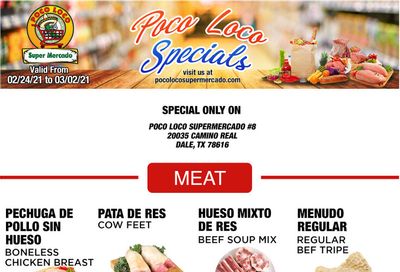 Poco Loco Weekly Ad Flyer February 24 to March 2, 2021