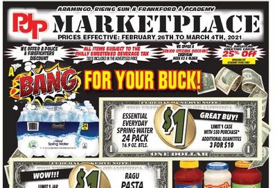 PJP Marketplace Weekly Ad Flyer February 26 to March 4, 2021