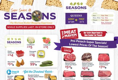 Seasons Weekly Ad Flyer February 28 to March 5, 2021