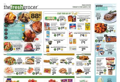 The Fresh Grocer Weekly Ad Flyer February 28 to March 6, 2021