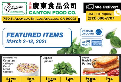 Canton Food Co Weekly Ad Flyer March 2 to March 12, 2021