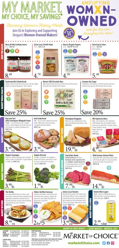 Market Of Choice Weekly Ad Flyer March 2 to March 8, 2021