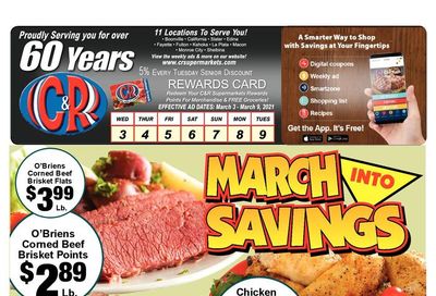 C&R Market Weekly Ad Flyer March 3 to March 9, 2021