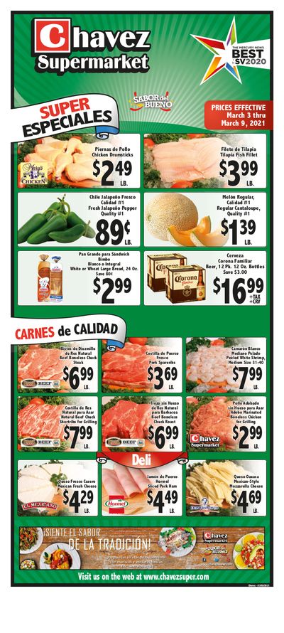 Chavez Weekly Ad Flyer March 3 to March 9, 2021