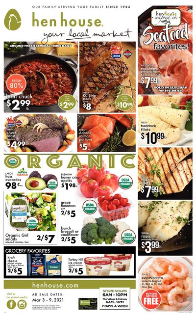 Hen House Weekly Ad Flyer March 3 to March 9, 2021