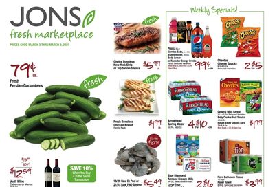 JONS Fresh Marketplace Weekly Ad Flyer March 3 to March 9, 2021