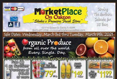 Marketplace On Oakton Weekly Ad Flyer March 3 to March 9, 2021