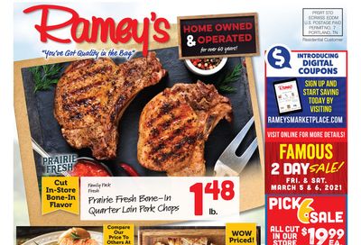 Ramey's Weekly Ad Flyer March 3 to March 9, 2021 Ramey's Weekly Ad Flyer March 3 to March 9, 2021