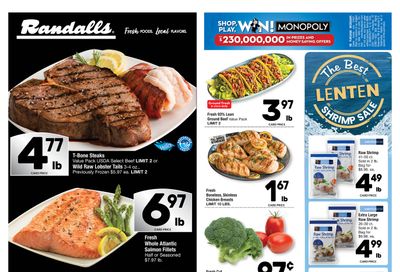 Randalls Weekly Ad Flyer March 3 to March 9, 2021