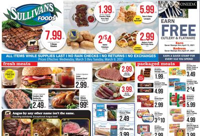 Sullivan's Foods Weekly Ad Flyer March 3 to March 9, 2021