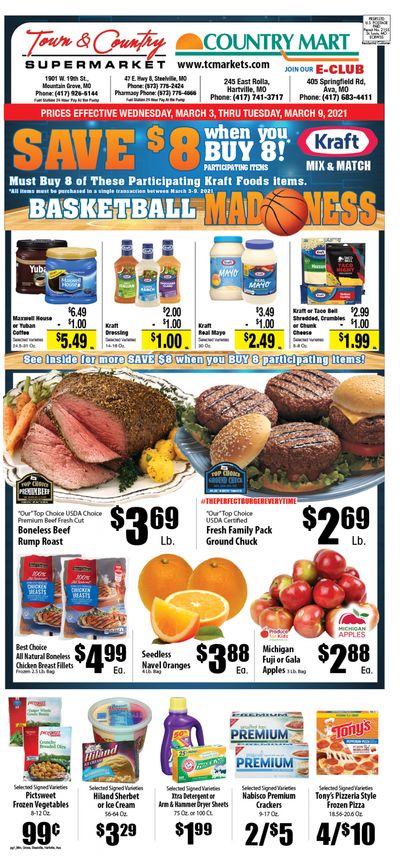 Town & Country Supermarket Weekly Ad Flyer March 3 to March 9, 2021