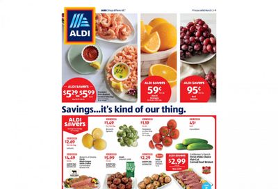 ALDI Weekly Ad Flyer March 3 to March 9 ALDI Weekly Ad Flyer March 3 to March 9
