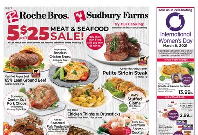 Roche Bros. Supermarkets Weekly Ad Flyer March 5 to March 11, 2021