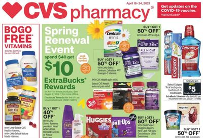 CVS Pharmacy Weekly Ad Flyer April 18 to April 24 CVS Pharmacy Weekly Ad Flyer April 18 to April 24