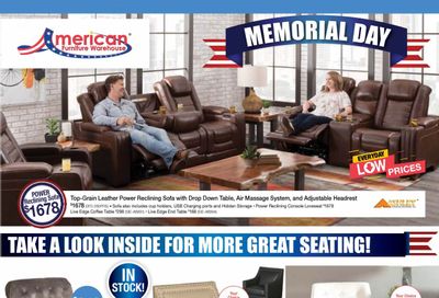 American Furniture Warehouse (AZ, CO, TX) Weekly Ad Flyer May 16 to May 22