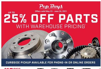 Pep Boys Weekly Ad Flyer May 23 to June 26