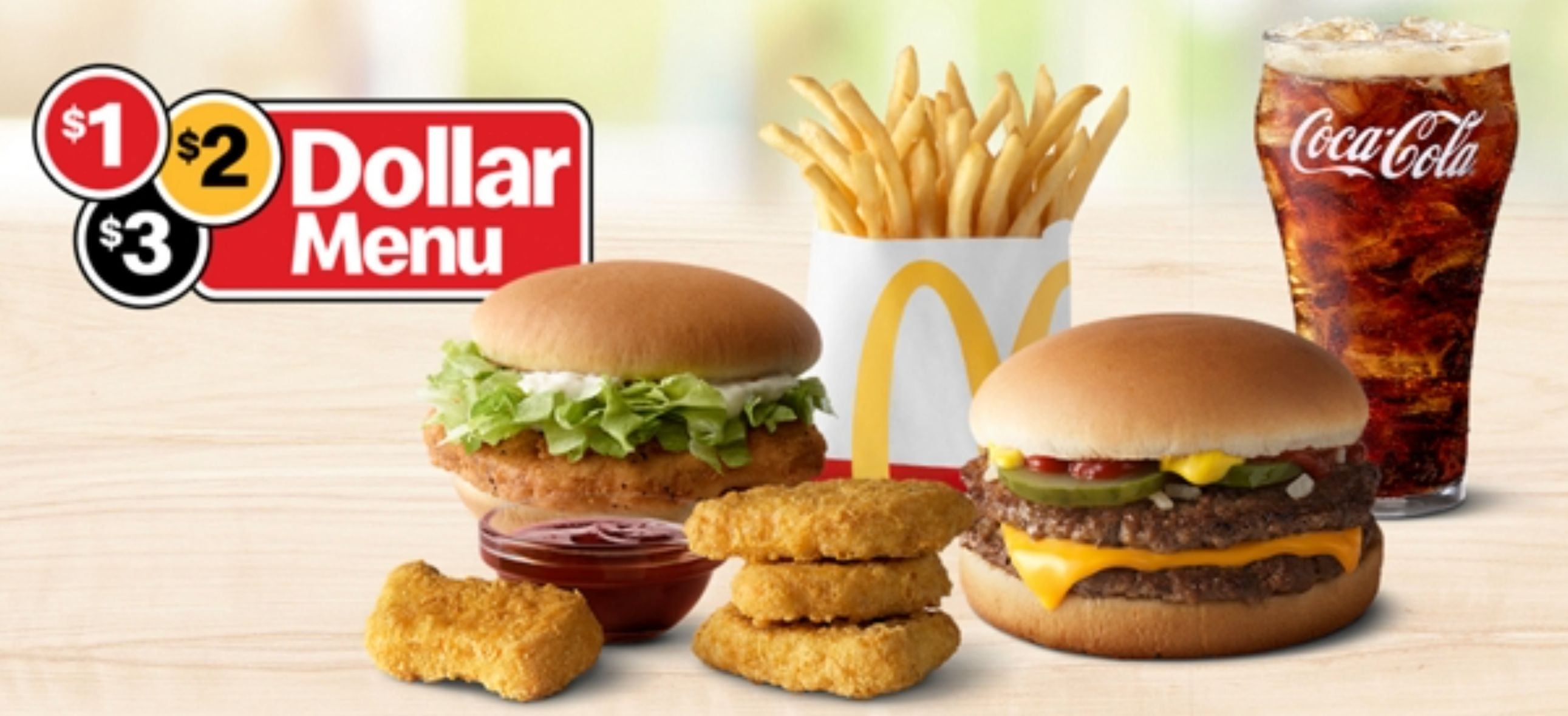 McDonald's 1 2 3 Menu Deals!