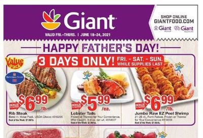 Giant Food (DE, MD, VA) Weekly Ad Flyer June 18 to June 24 Giant Food (DE, MD, VA) Weekly Ad Flyer June 18 to June 24
