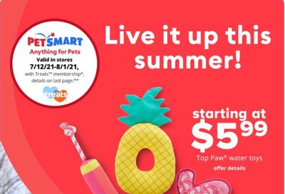 PetSmart Weekly Ad Flyer July 12 to August 1